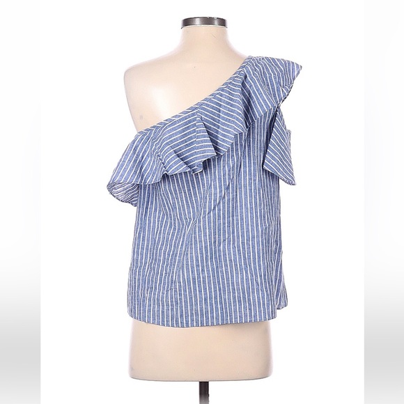 NWOT Madewell One shoulder blouse - Picture 2 of 3